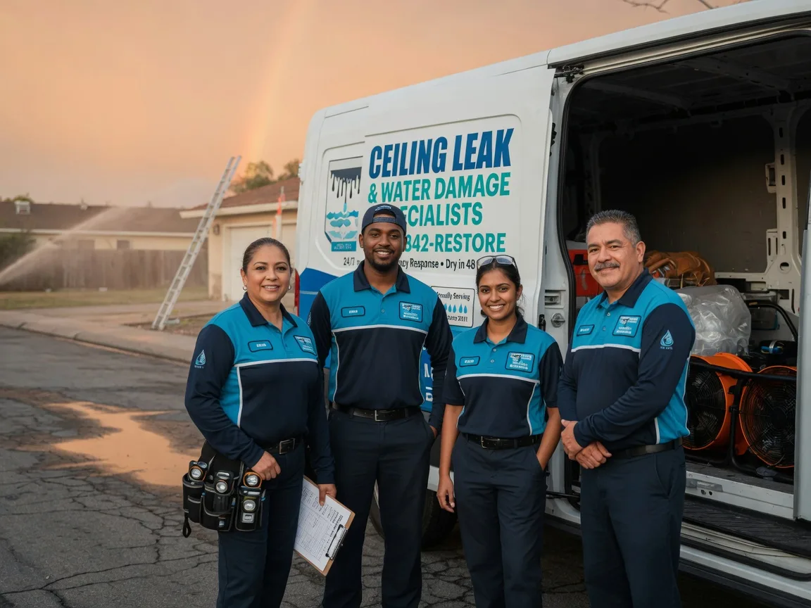 Ceiling Leak Cleanup company in White Castle, LA